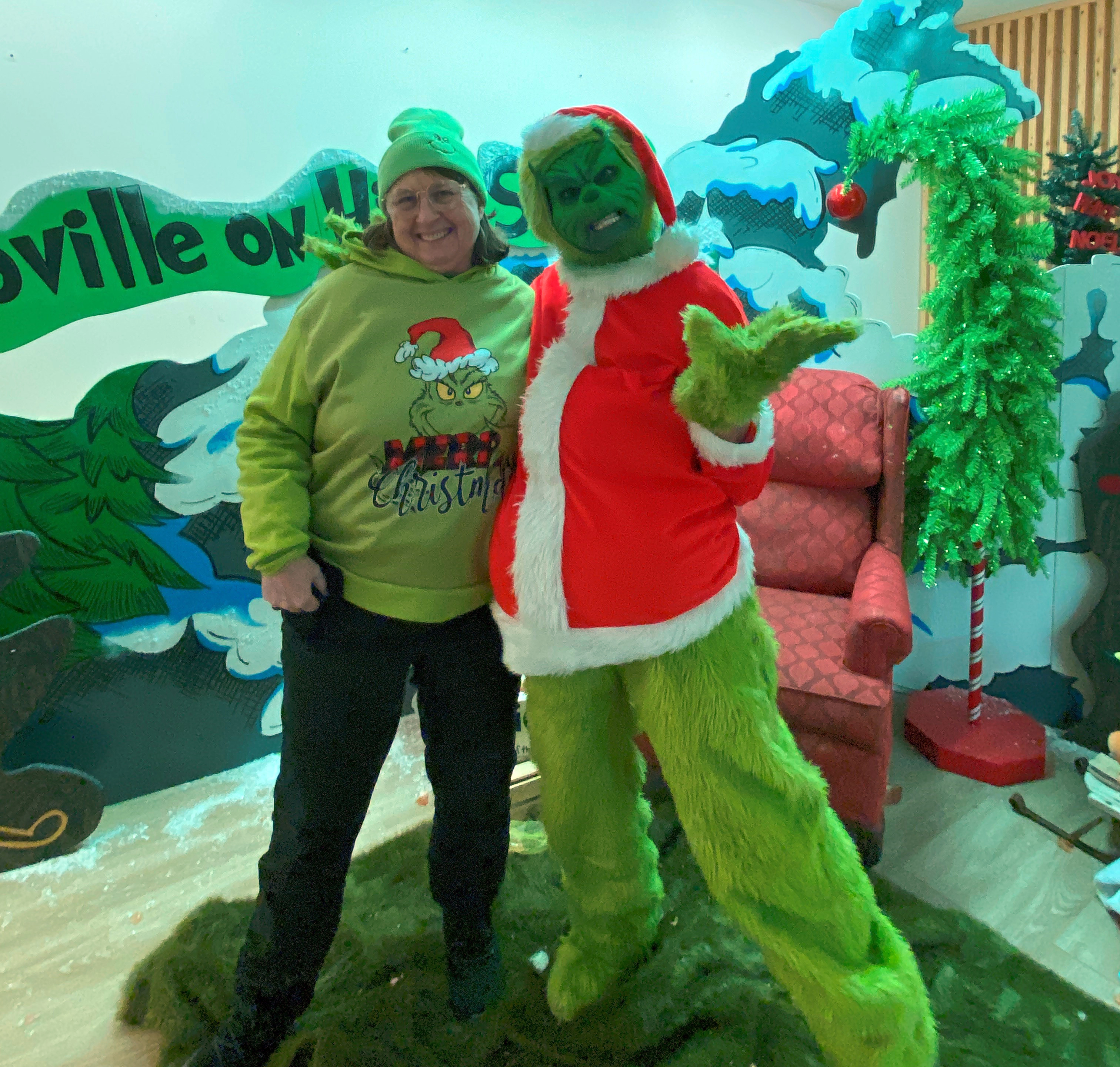 Dale with the Grinch